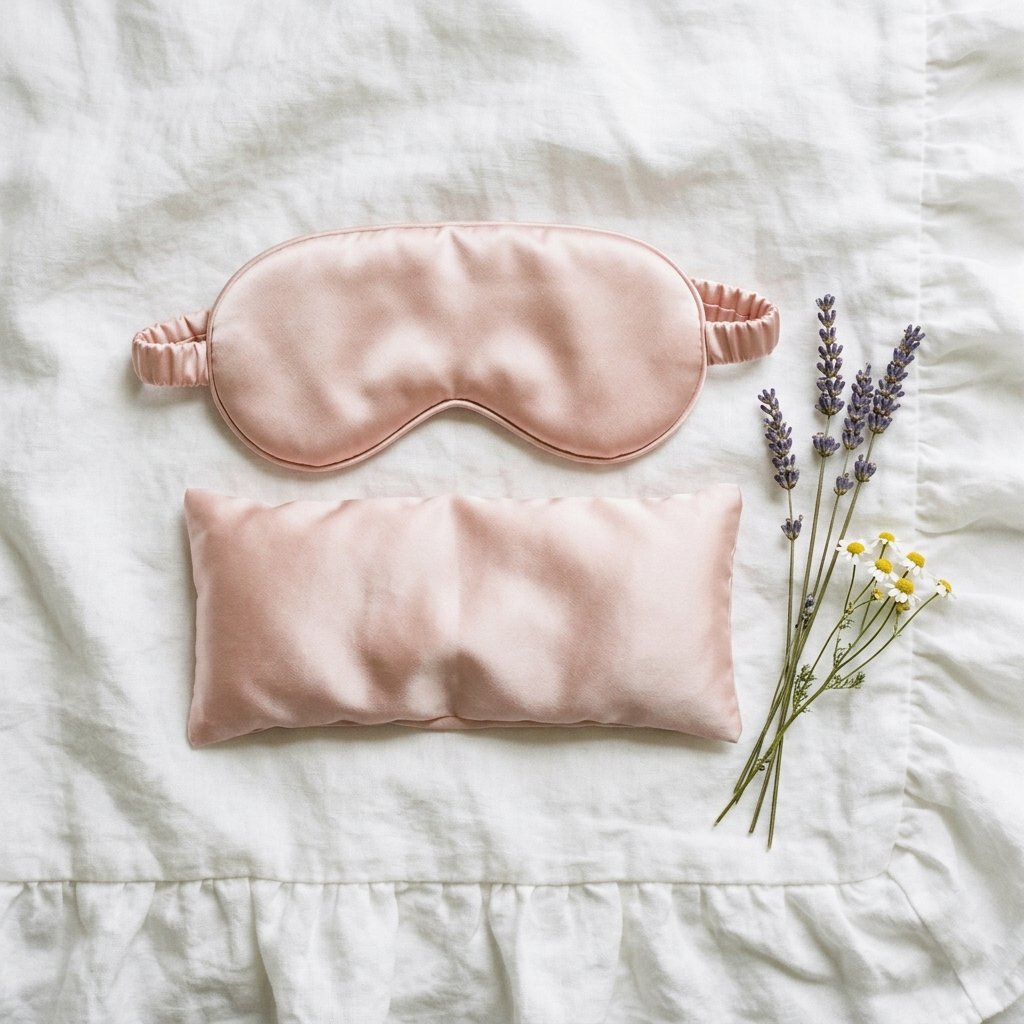 Silk Sleep Mask & Eye Pillow