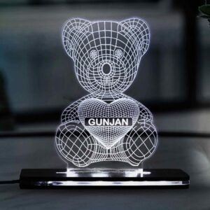 BEST 3D ACRYLIC TEDDY SINGLE LED LAMP