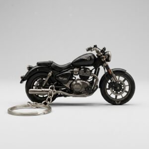 Best Royal Enfield Super Meteor 650 2D Wooden Keychain