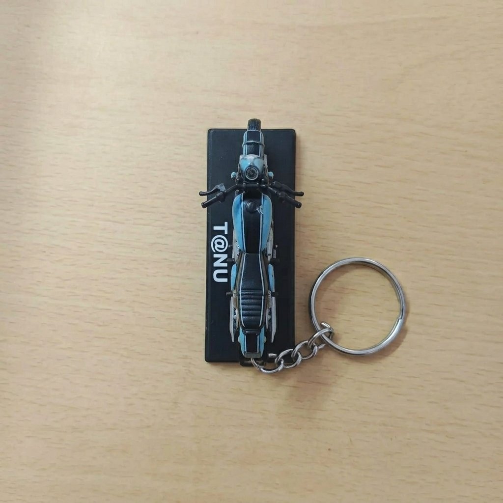Mini Classic Bike Keychain - Image 4