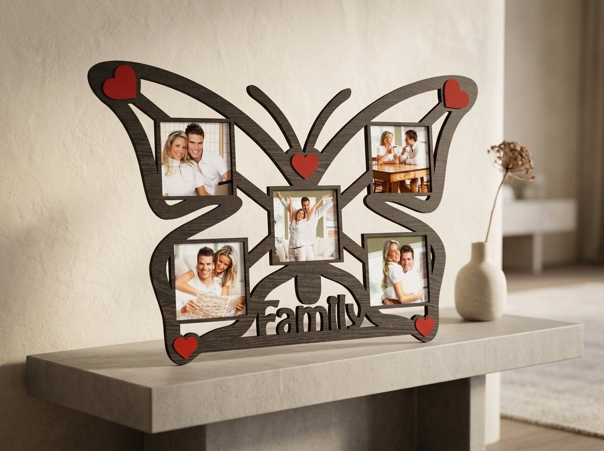 Beautiful Butterfly Family Photo Frame 013 - Image 3