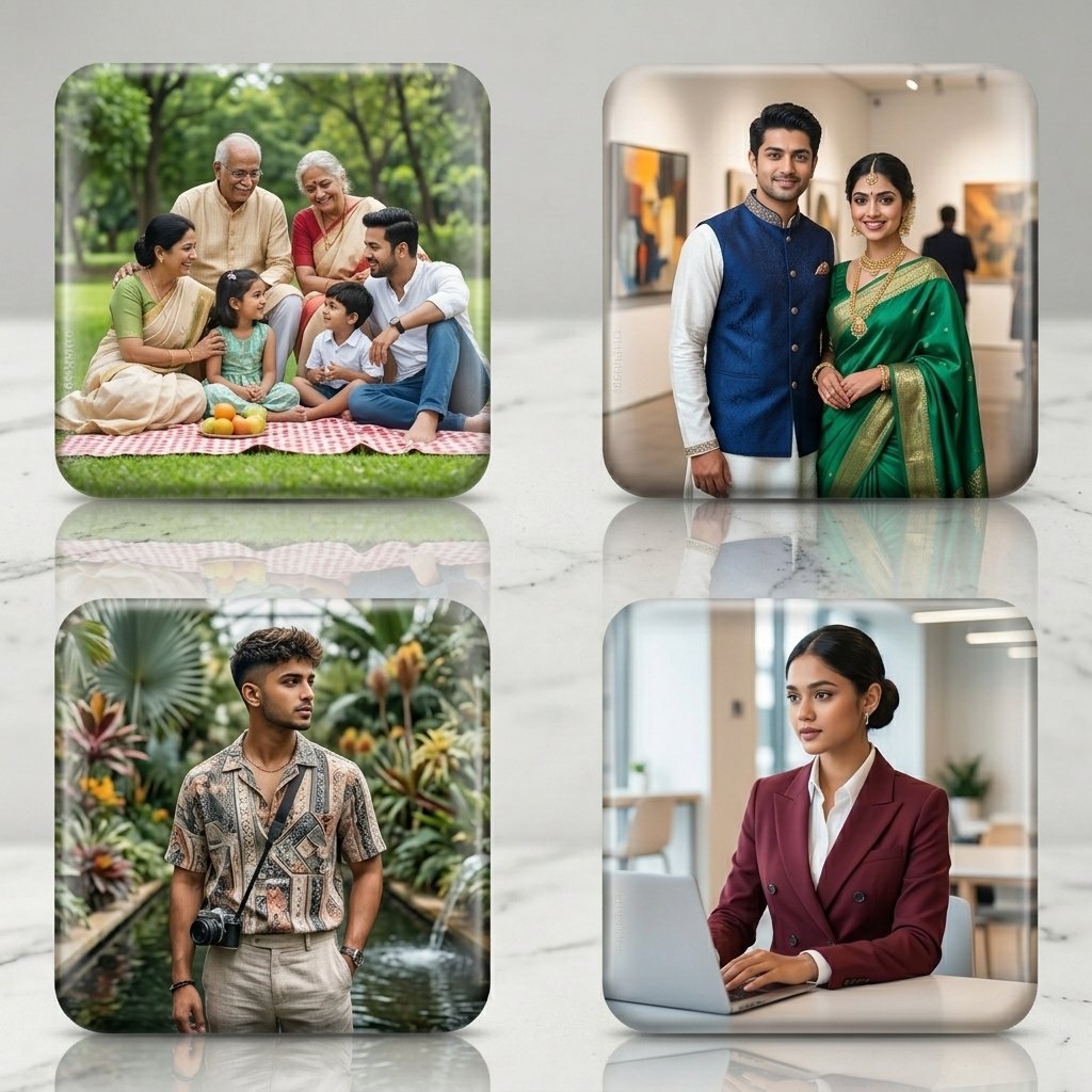 Custom Photo Magnets – Personalized Magnetic Photo Frames - Image 3