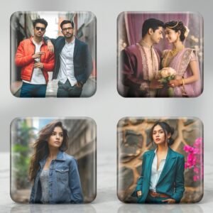 Custom Photo Magnets – Personalized Magnetic Photo Frames