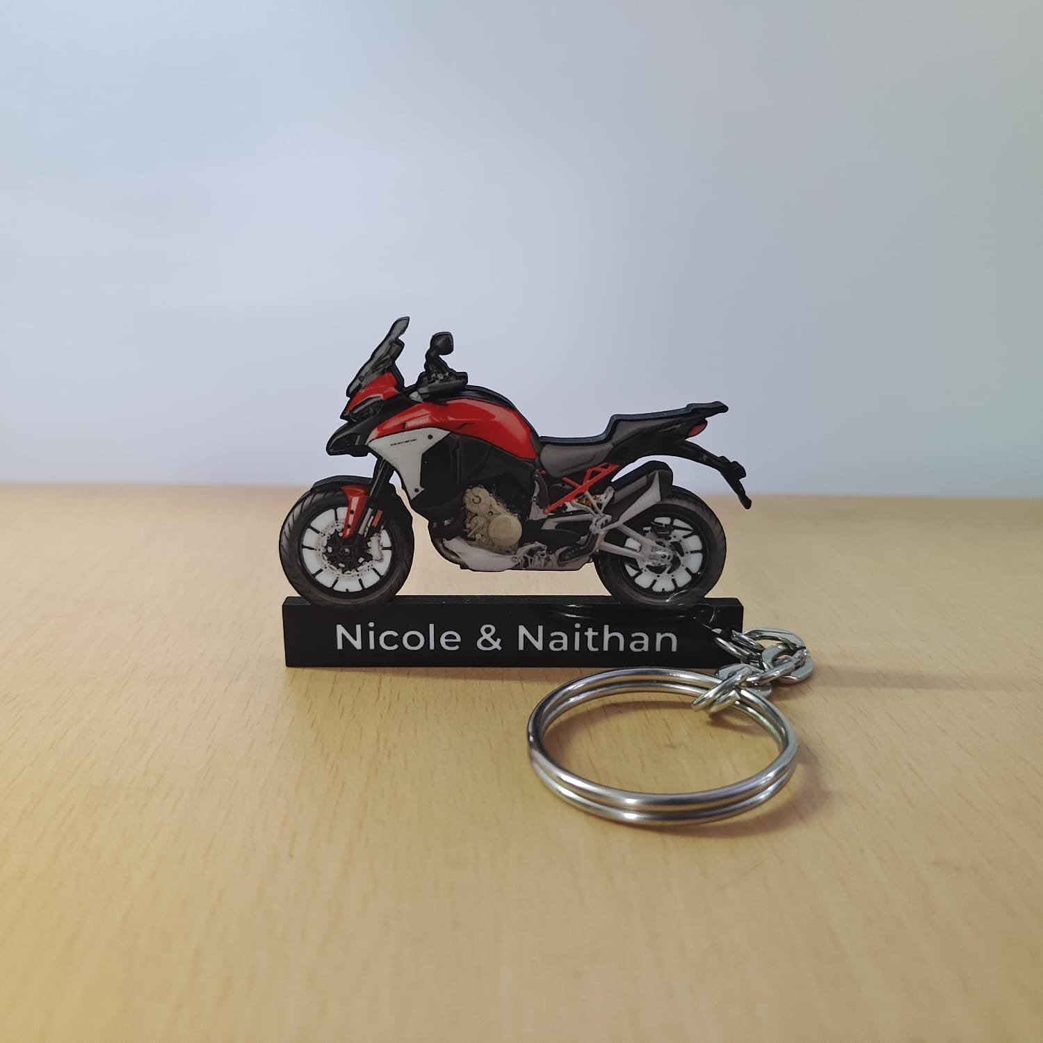 Custom Motorcycle Model Keychain - Image 4