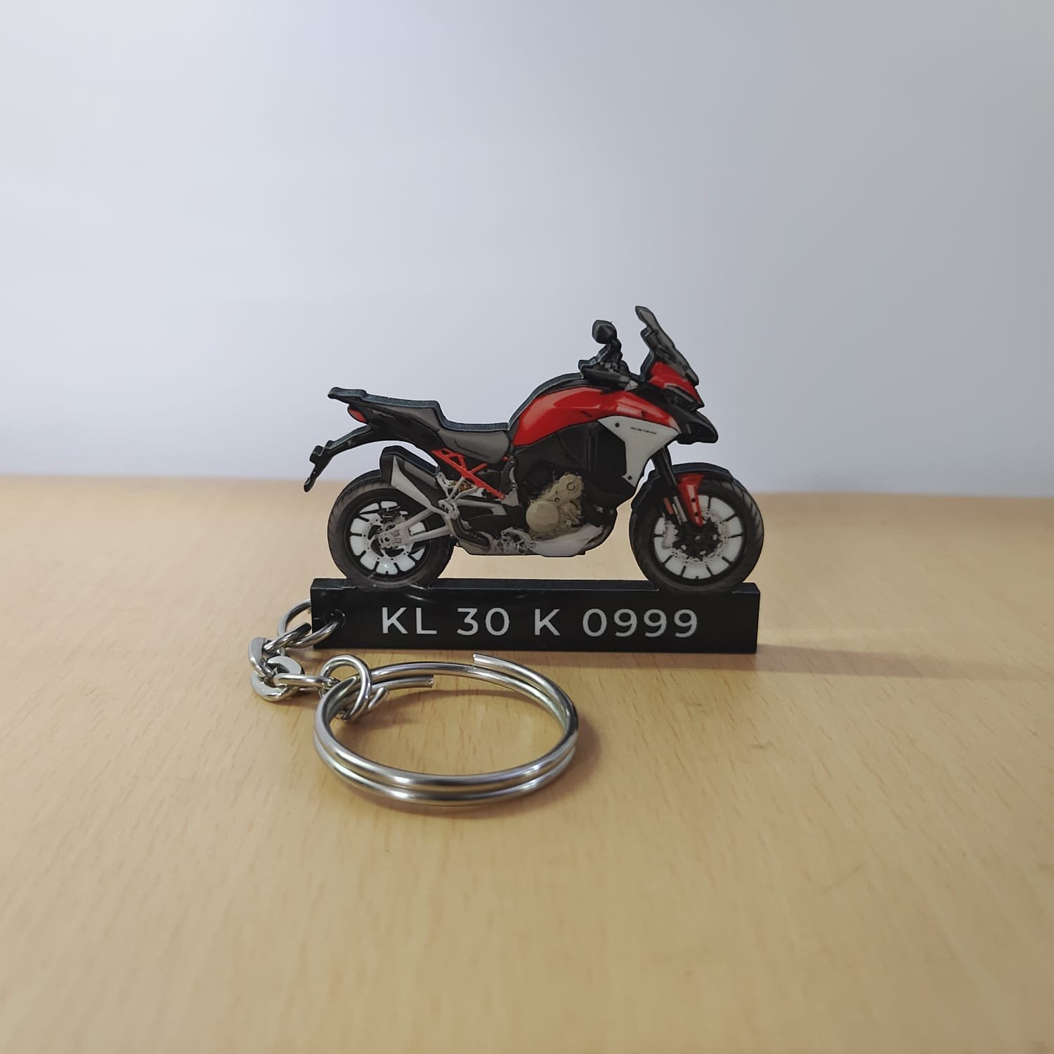 Custom Motorcycle Model Keychain