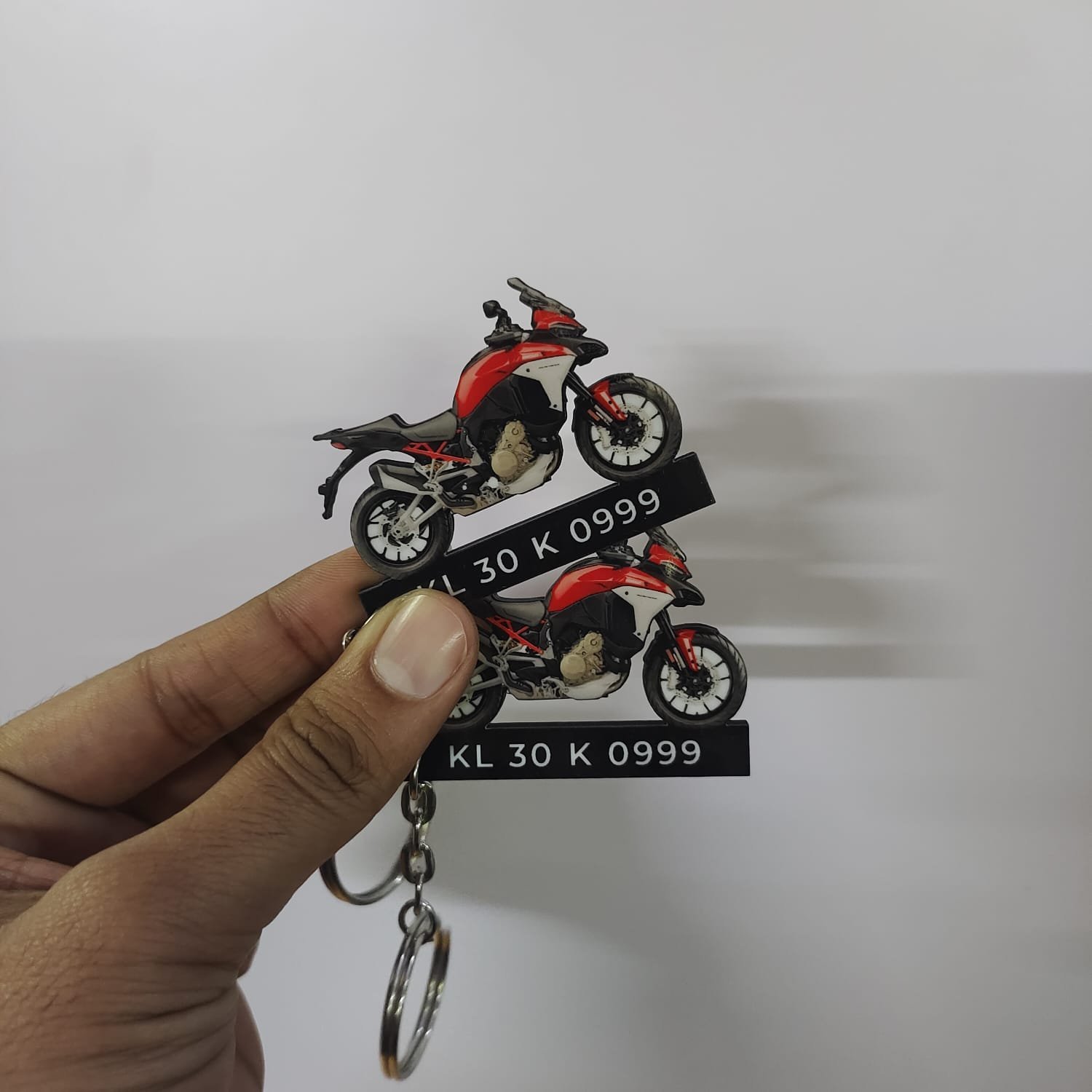 Custom Motorcycle Model Keychain - Image 3