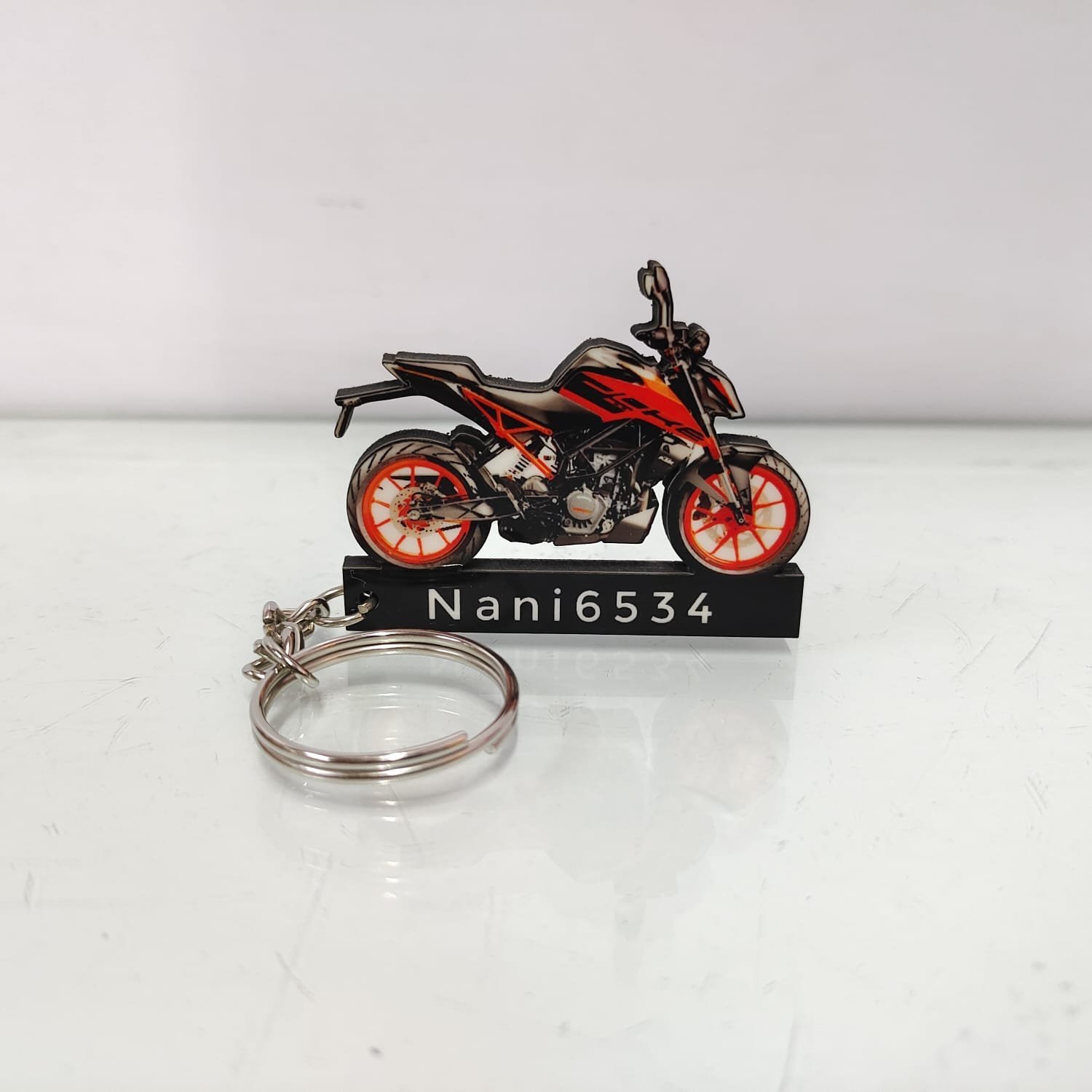 Best Electronic Bike Orange Keychain