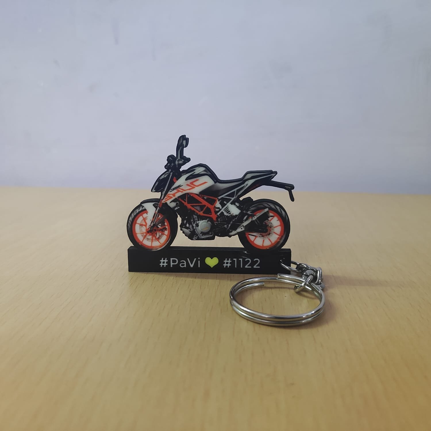Customized Sports Bike Keychain - Image 2