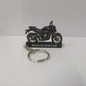 Best Personalized Suzuki Gixxer 150 Black Keychain