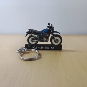 Best Personalized Hero Xpulse 200 4V Blitz Blue Keychain