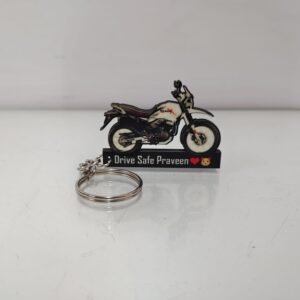 Best 200 White Bike Keychain