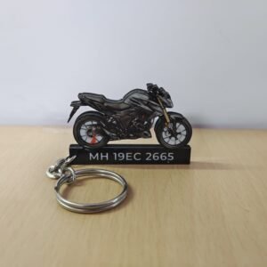 Best Personalized Honda Hornet 2 Matte Axis Grey Keychain