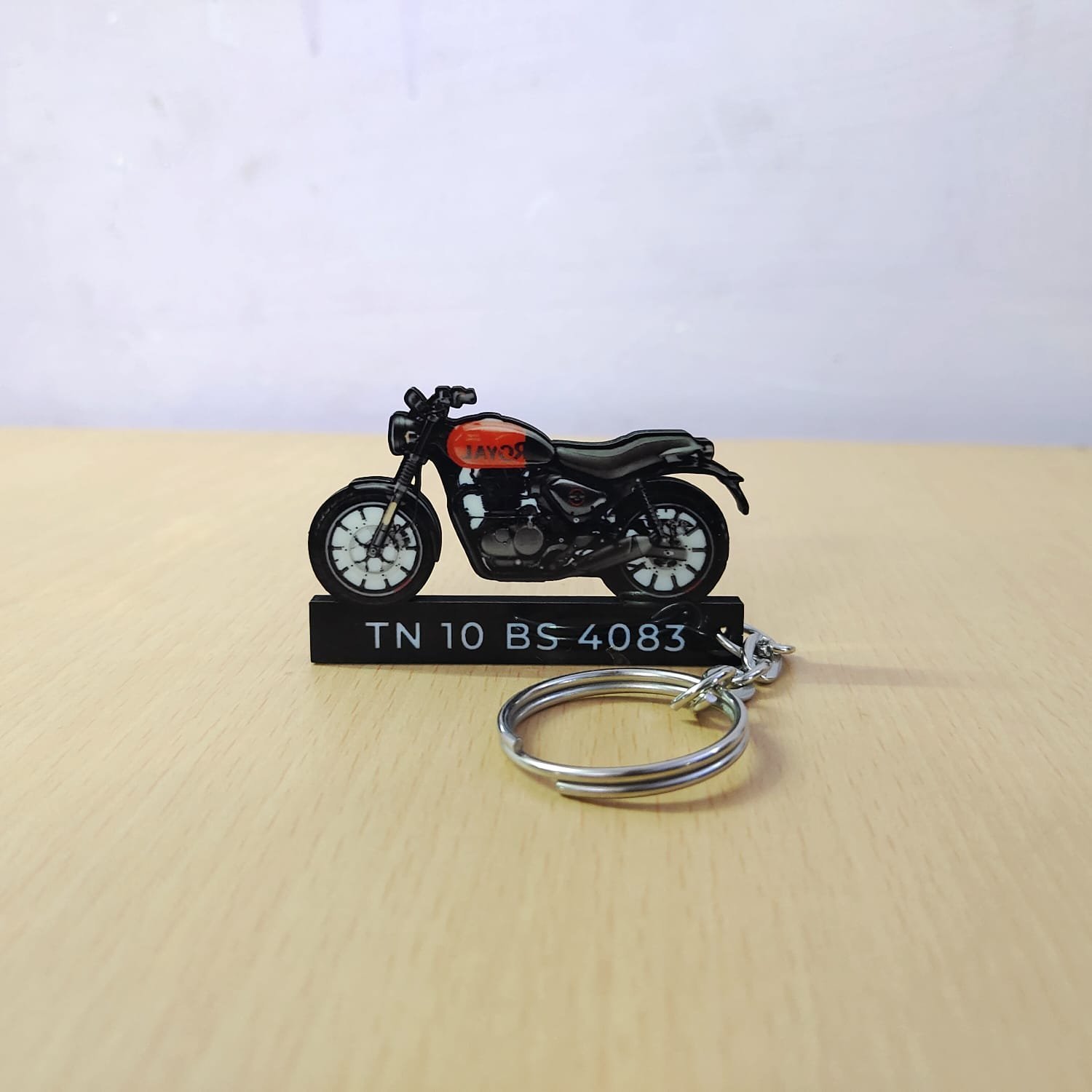 Red Customized Keychains For Bike - Image 2
