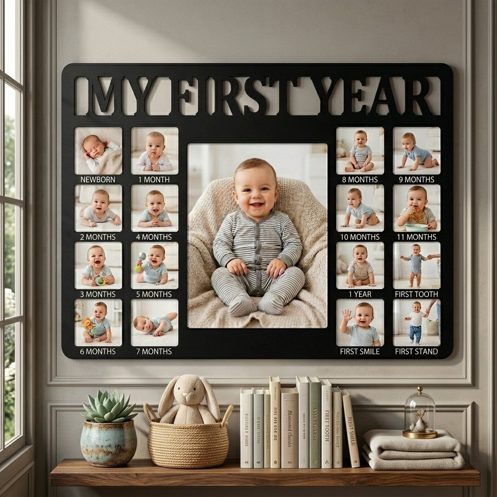 Buy Best My First Year Photo Frame 057 - Image 4
