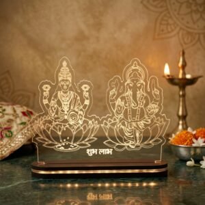 Best Mahalaxmi Shree Ganesh 3D illusion Lamp