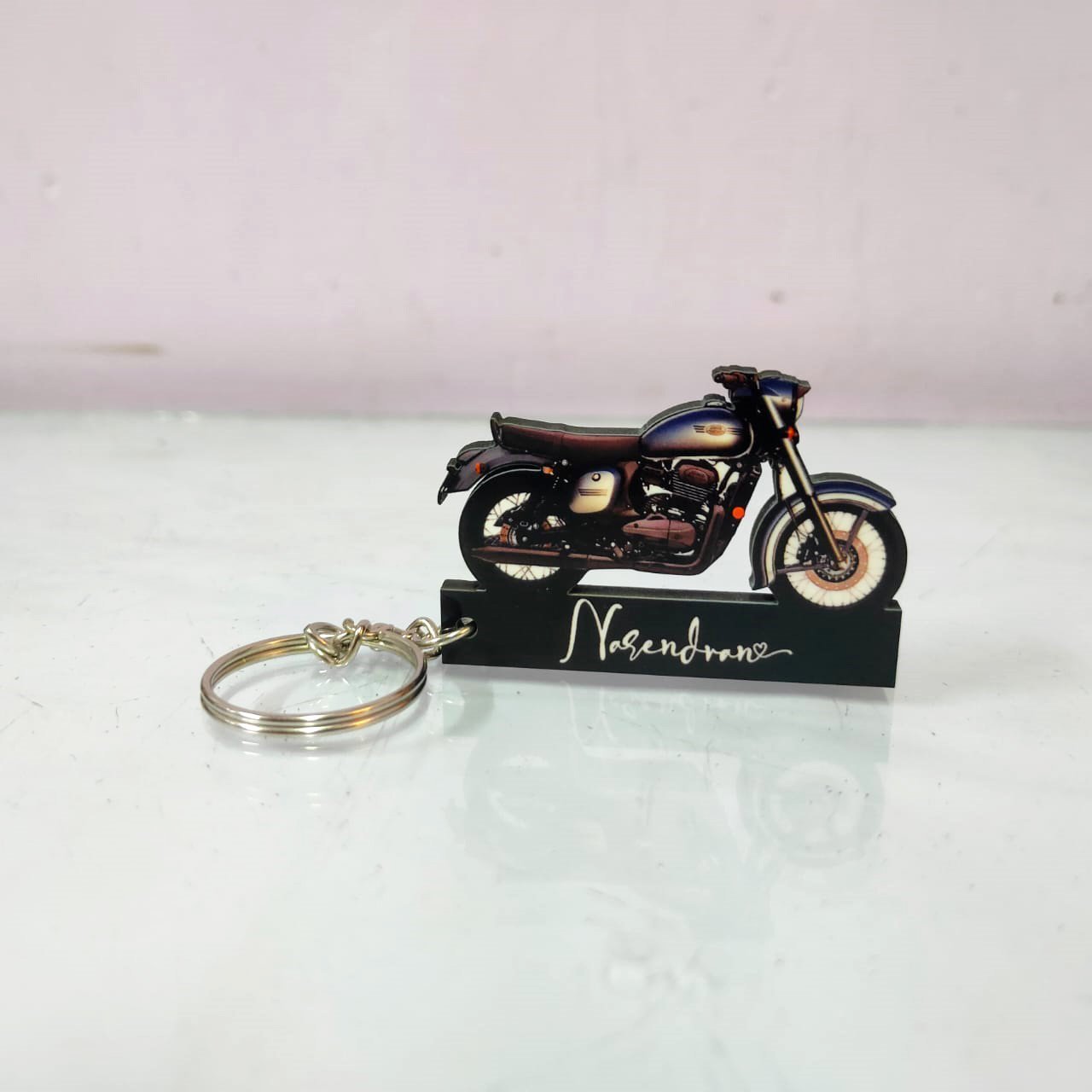 Best Standard Bike midnight grey Keychain