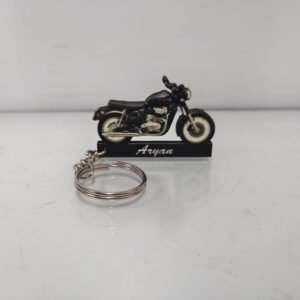 Best Nebula Blue Bike Keychain