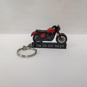 Best Personalized Jawa 42 Orion Red Keychain