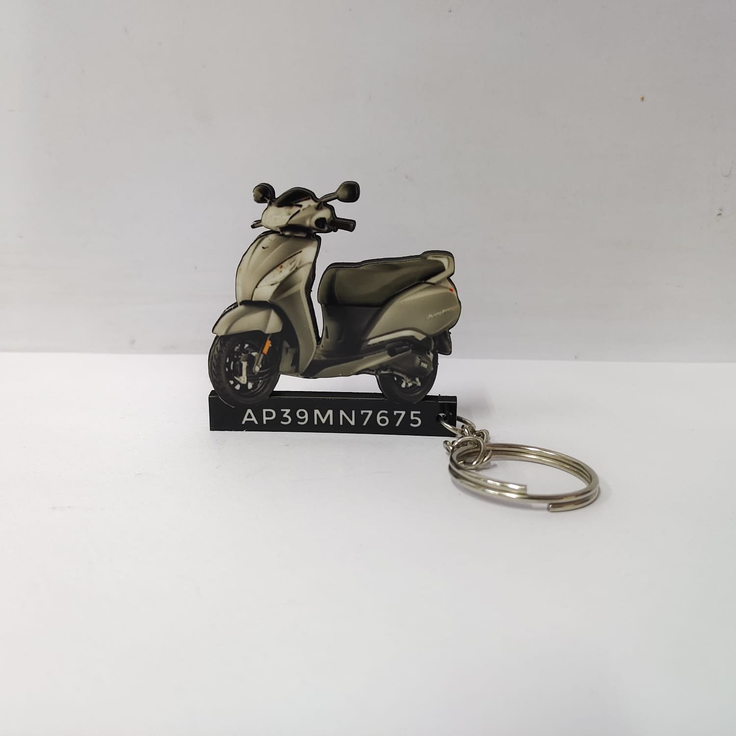 Best Jupiter 125 Titanium Grey Customized Keychain. - Image 2