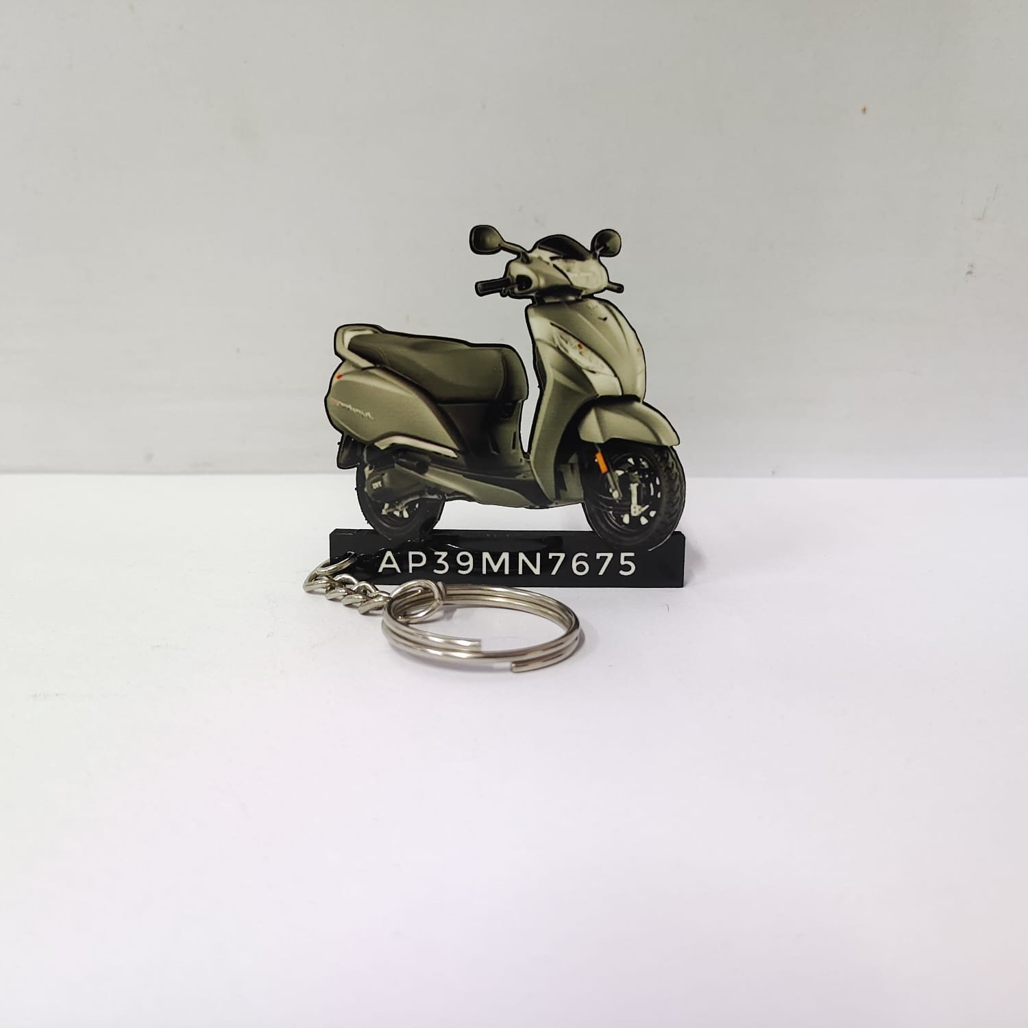 Best Jupiter 125 Titanium Grey Customized Keychain.