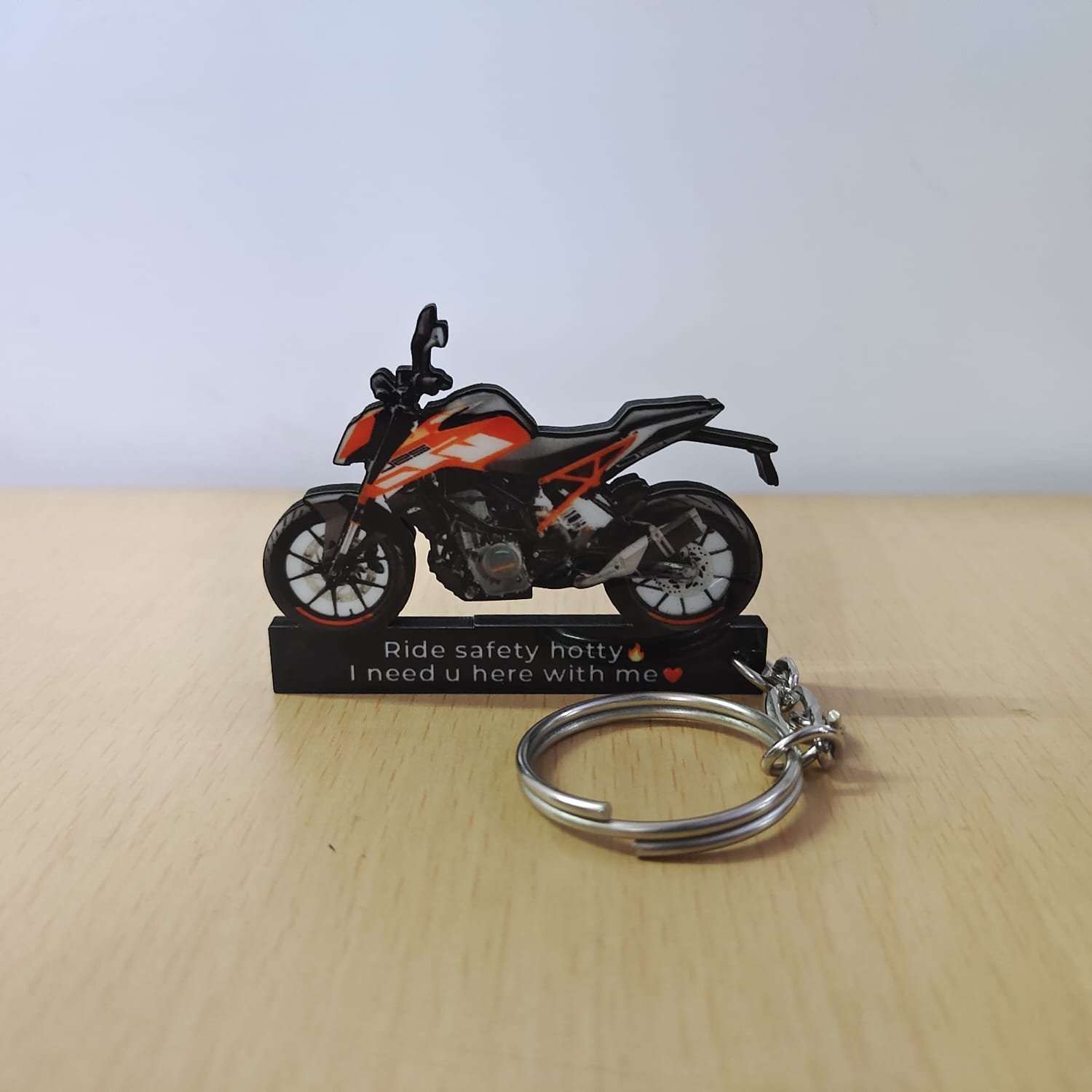 Personalized KTM Duke 250 Keychain - Image 2