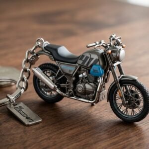 Best Royal Enfield Scram 411 Graphite Blue Keychain