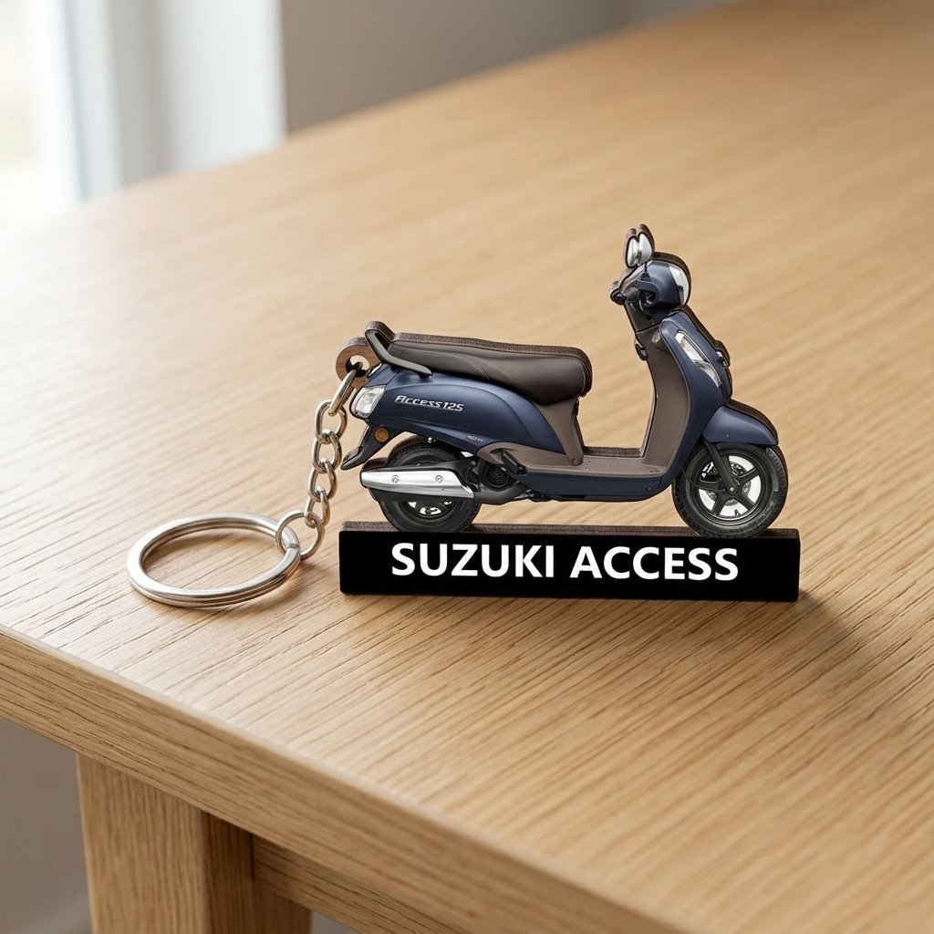 Best Access 125 Matte Blue Keychain