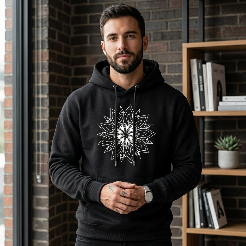 Best Printed Unisex Mandala Hoodie TD001