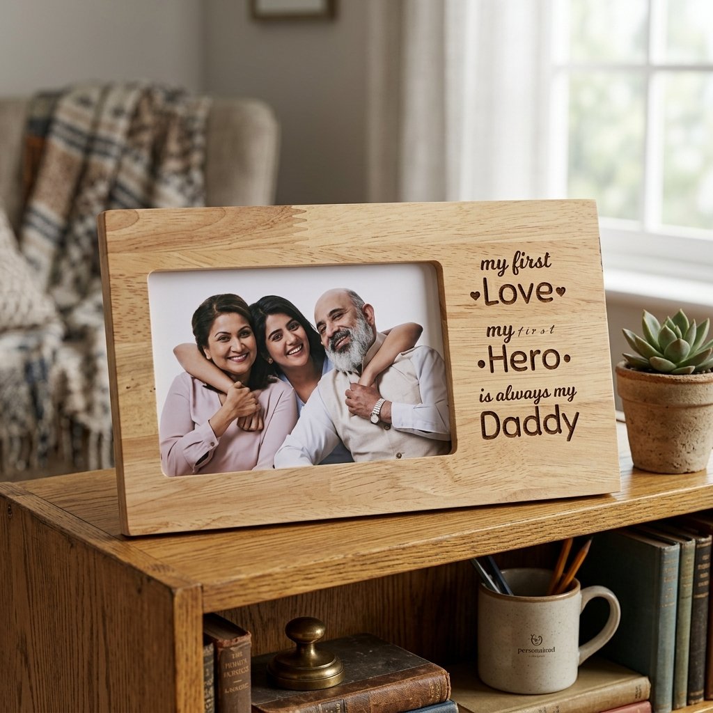 Best Dad Ever Personalized Memory Frame - Image 2