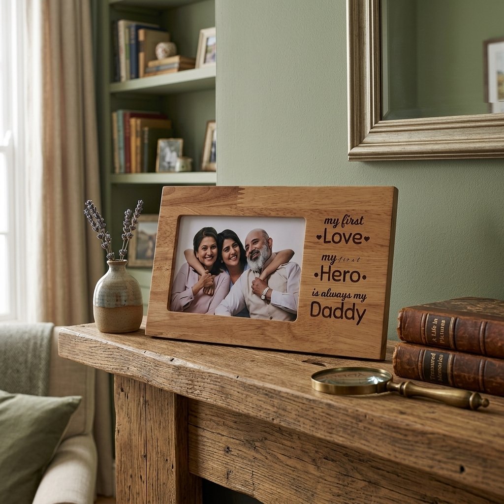 Best Dad Ever Personalized Memory Frame - Image 4
