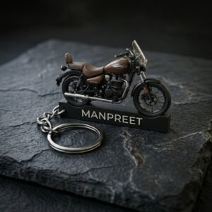 Best Royal Enfield Meteor 350 Wooden Keychain