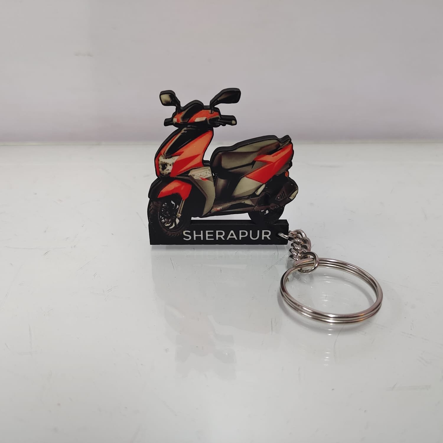 Best Customized TVS Ntorq 125 CC Wooden Keychain - Image 2