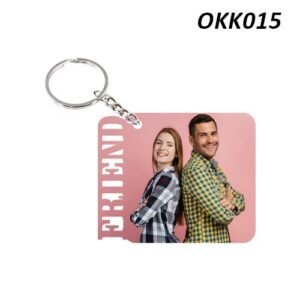 Best Freind Customized Wooden Keychain
