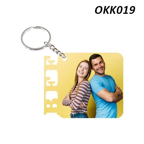 Best BFF Custom Wooden Keychain