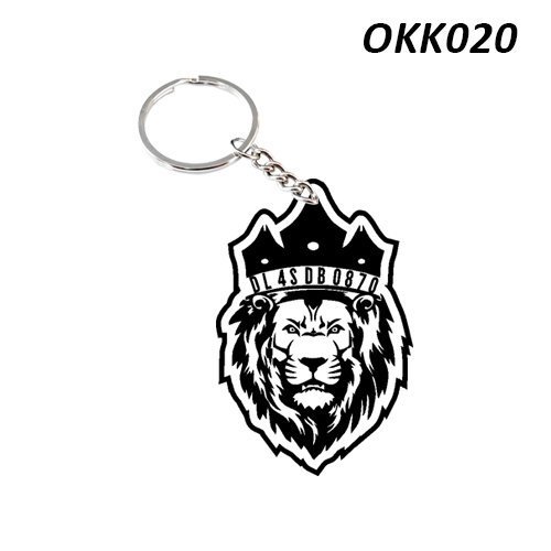 Best Lion Wooden Keychain