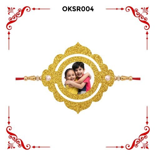 Best Personalized Round Photo Rakhi OKSR004