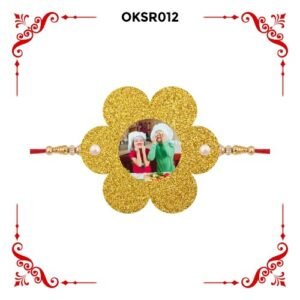 Best Personalized Flower Photo Rakhi OKSR012