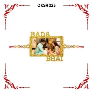 Best Personalized Bada Bhai Photo Rakhi OKSR023