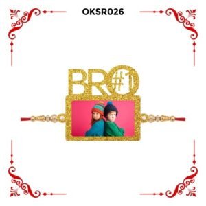 Best Personalized Bro No 1 Photo Rakhi OKSR26