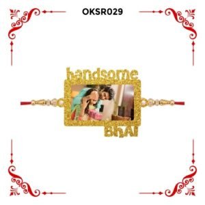 Best Personalized Handsome Bhai Photo Rakhi OKSR029