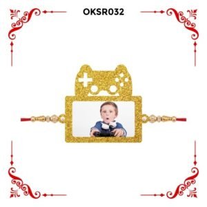 Best Personalized Gamer Bhai Photo Rakhi OKSR32