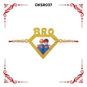 Best Personalized Super Bro Photo Rakhi OKSR37