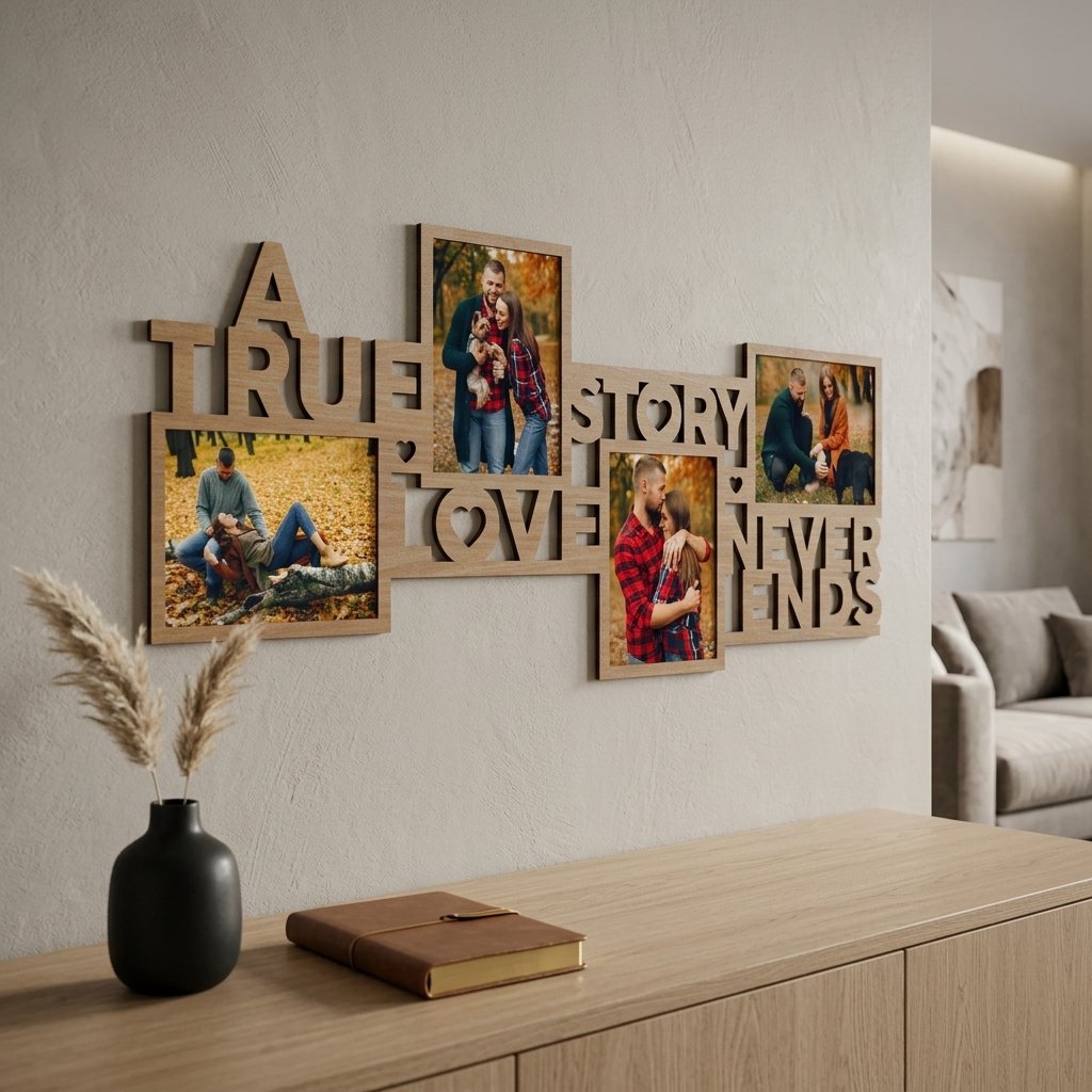 A True Love Story Never Ends Photo Frame 008 - Image 3