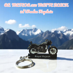Meteor 350 Matte Black Edition Keychain