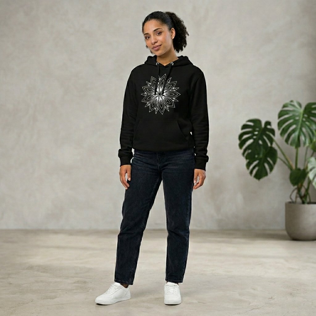 Best Printed Unisex Mandala Hoodie TD001 - Image 2