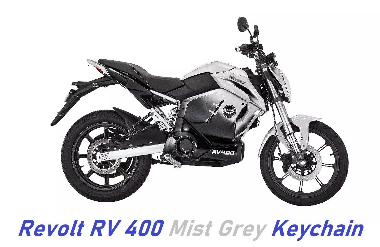 Revolt RV 400 Mist Grey Keychain