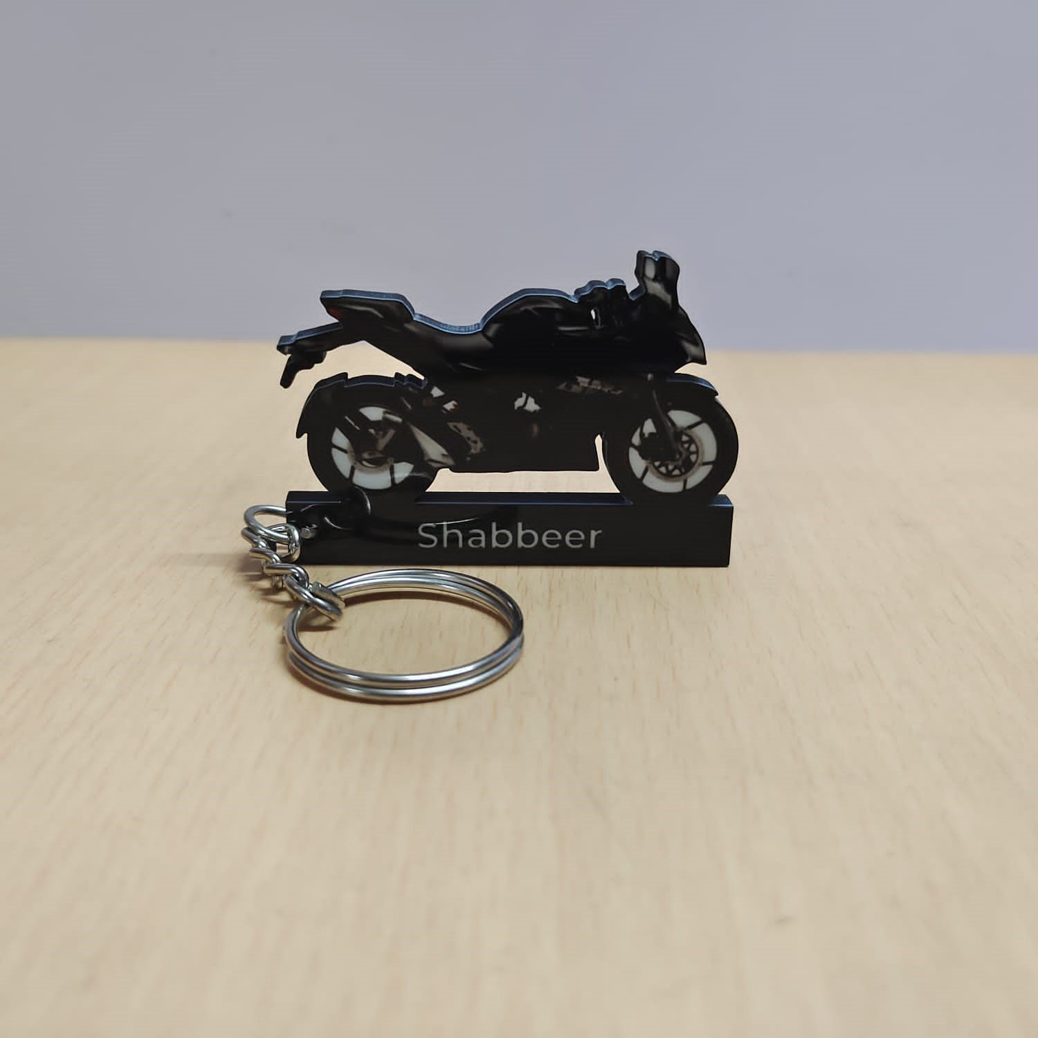 Best 250 CC Black Wooden Keychain - Image 3