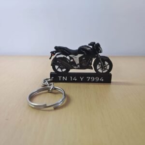 Knight Black Keychain For Bike Lover