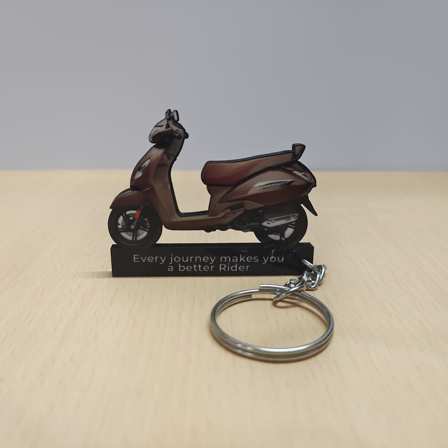 Best TVS Jupiter COPPER BRONZE ZX Keychain - Image 2