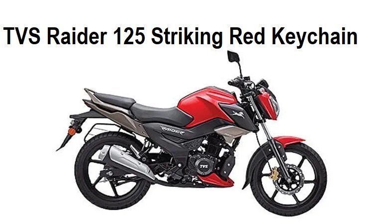 Striking Red Custom Keychain